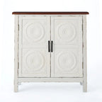 Schrank mit Fliesenfront und Used-Look-Oberfläche