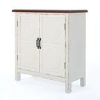 Schrank mit Fliesenfront und Used-Look-Oberfläche