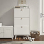 Mueble zapatero de 3 cajones para la entrada - blanco
