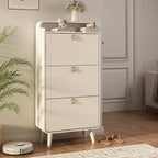 Mueble zapatero de 3 cajones para la entrada - blanco