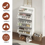 Mueble zapatero de 3 cajones para la entrada - blanco