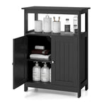 Costway Bathroom Floor Cabinet Freestanding Storage Organizer with 2 - See Details