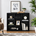 Freestanding Display Storage Cabinet with 7 Cube Storage Spaces