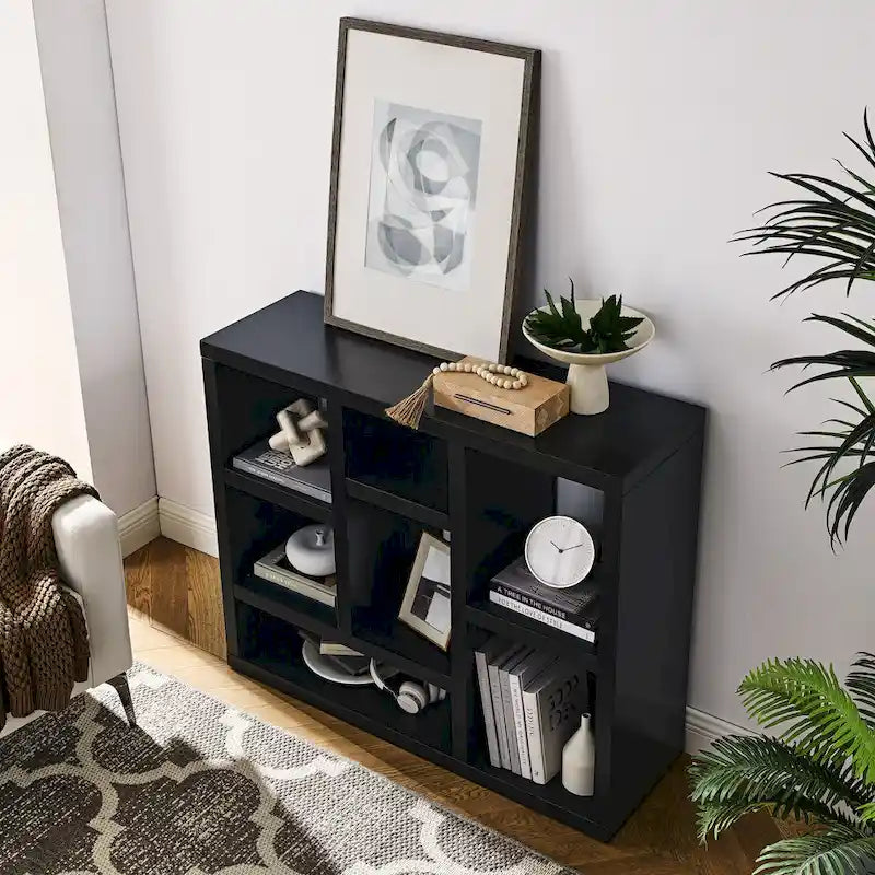 Vrijstaande opbergkast met 7 kubusvakken