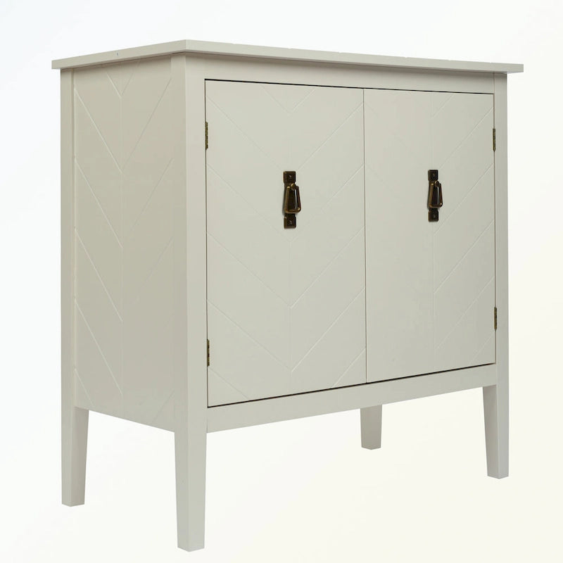 Aparador de 2 puertas con estantes ajustables