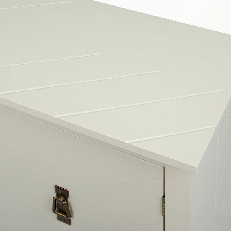 Aparador de 2 puertas con estantes ajustables