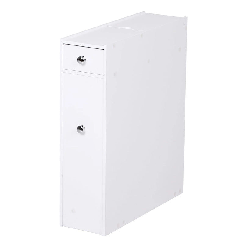 Gabinete de pie para baño con cajones - blanco