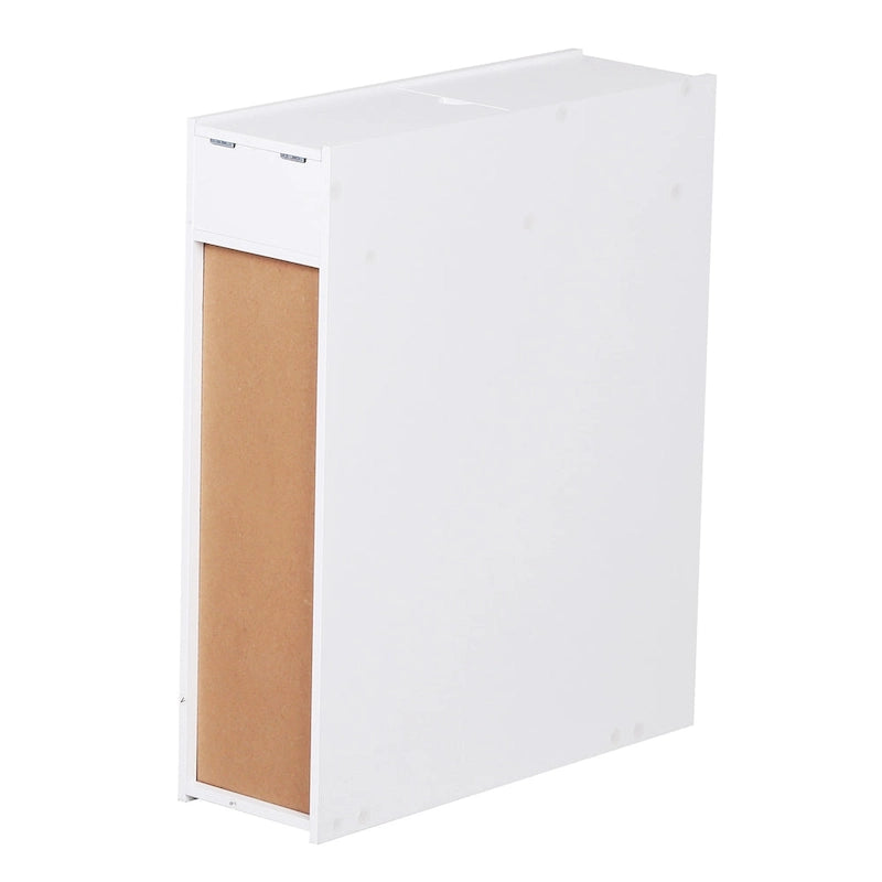 Gabinete de pie para baño con cajones - blanco