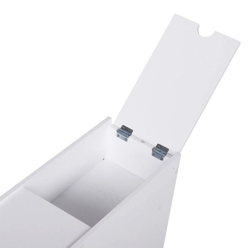 Gabinete de pie para baño con cajones - blanco