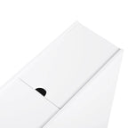 Mobiletto da bagno autoportante da pavimento con cassetti - bianco
