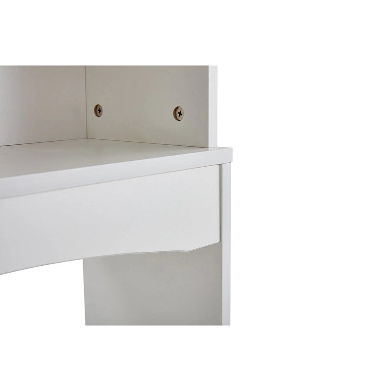 Mueble de almacenamiento de baño sobre el inodoro - 23.6"W x 9"L x 61.8"H, blanco