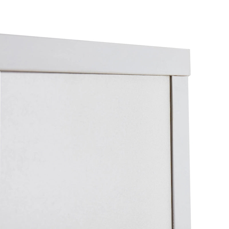 Badezimmerschrank über der Toilette - 23.6"W x 9"L x 61.8"H, weiß