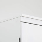 Despensa de cocina independiente de 70 pulgadas con 4 puertas y estantes de 6 niveles, gris