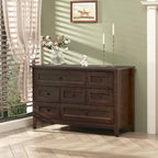 Credenza a cassetti in legno massello con funzione di buffet e vano contenitore con tavolo consolle