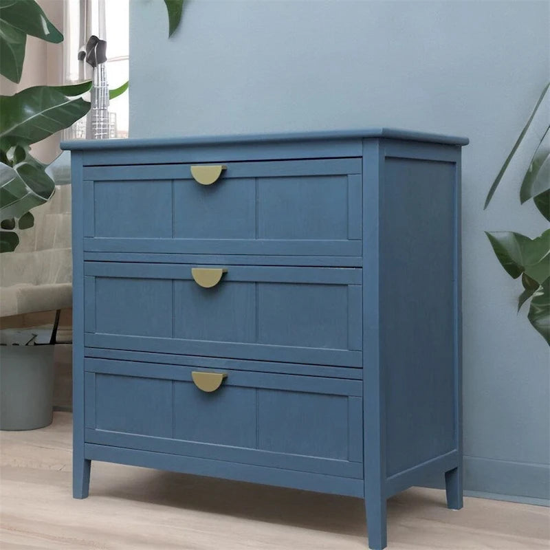 3-Drawer Storage Cabinet with Non-Slip Foot Pads