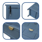 3-Drawer Storage Cabinet with Non-Slip Foot Pads