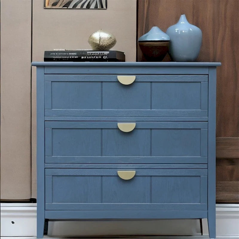 3-Drawer Storage Cabinet with Non-Slip Foot Pads