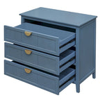 3-Drawer Storage Cabinet with Non-Slip Foot Pads