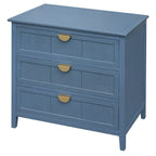 3-Drawer Storage Cabinet with Non-Slip Foot Pads