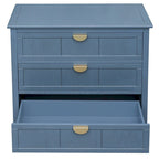 3-Drawer Storage Cabinet with Non-Slip Foot Pads