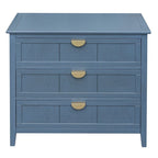 3-Drawer Storage Cabinet with Non-Slip Foot Pads