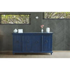 Credenza a 4 ante blu
