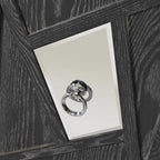 Credenza a 4 ante con ante decorative a specchio