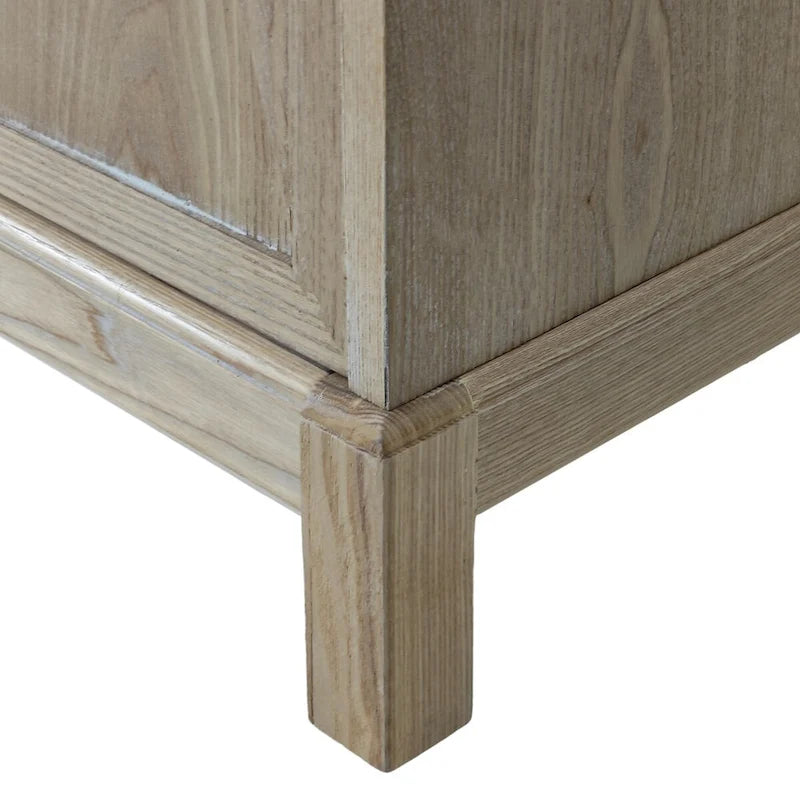Credenza a 4 ante con ante decorative a specchio