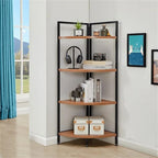 Libreria angolare a 4 livelli - 25.1"D x 16.9"W x 51"H