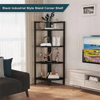 Libreria angolare a 4 livelli - 25.1"D x 16.9"W x 51"H