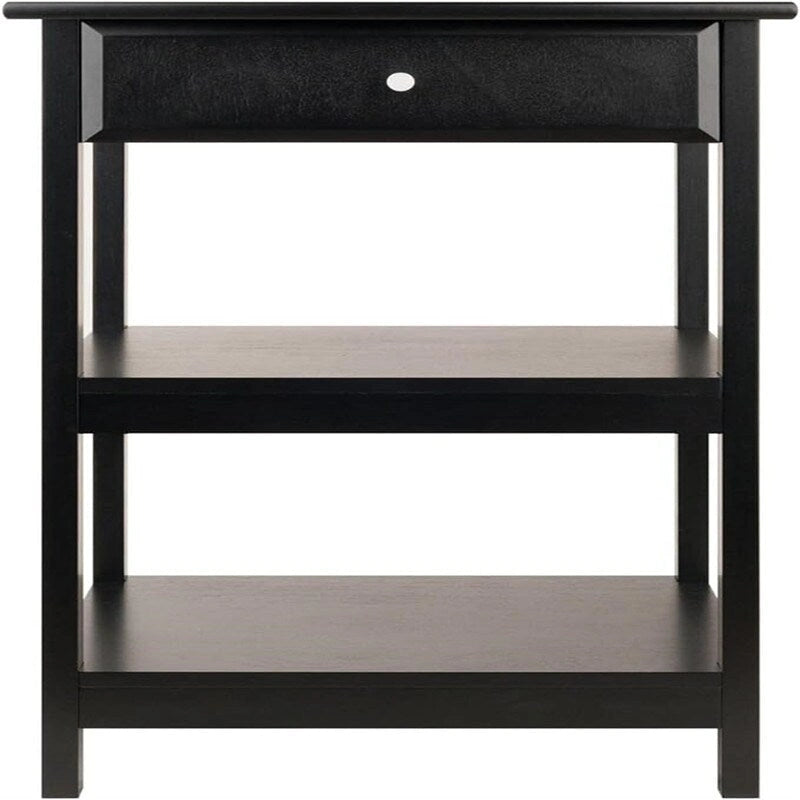 Mueble auxiliar de escritorio con estantes y cajón - 20.8W x 20.2D x 30.7H