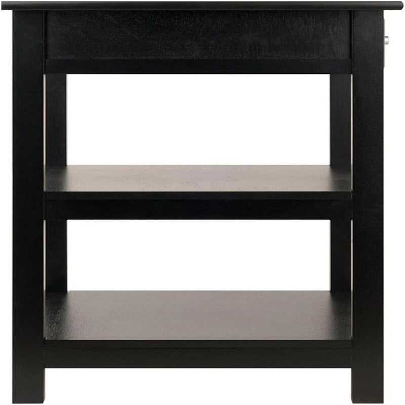 Mueble auxiliar de escritorio con estantes y cajón - 20.8W x 20.2D x 30.7H