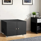 Office Furniture Copier Cabinet 2 Door Steel Stand Mobile Pedestal