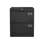2 Drawer Metal Lateral File Cabinet with Lock