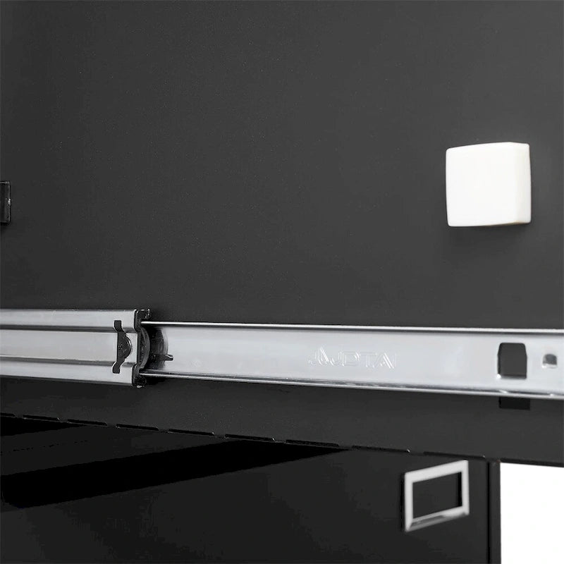 Archivador metálico lateral de 2 cajones con cerradura