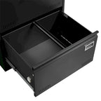 Archivador metálico lateral de 2 cajones con cerradura
