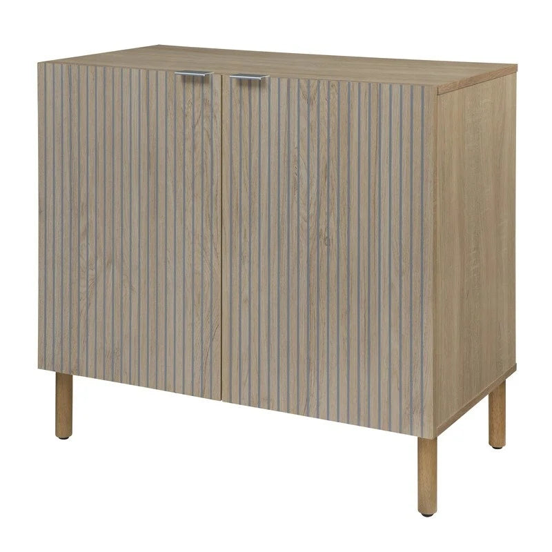 Opbergkast met 2 deuren en verstelbare plank