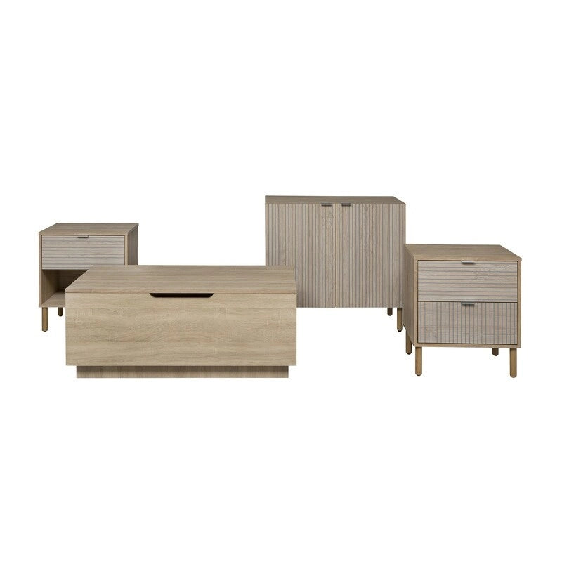 Opbergkast met 2 deuren en verstelbare plank