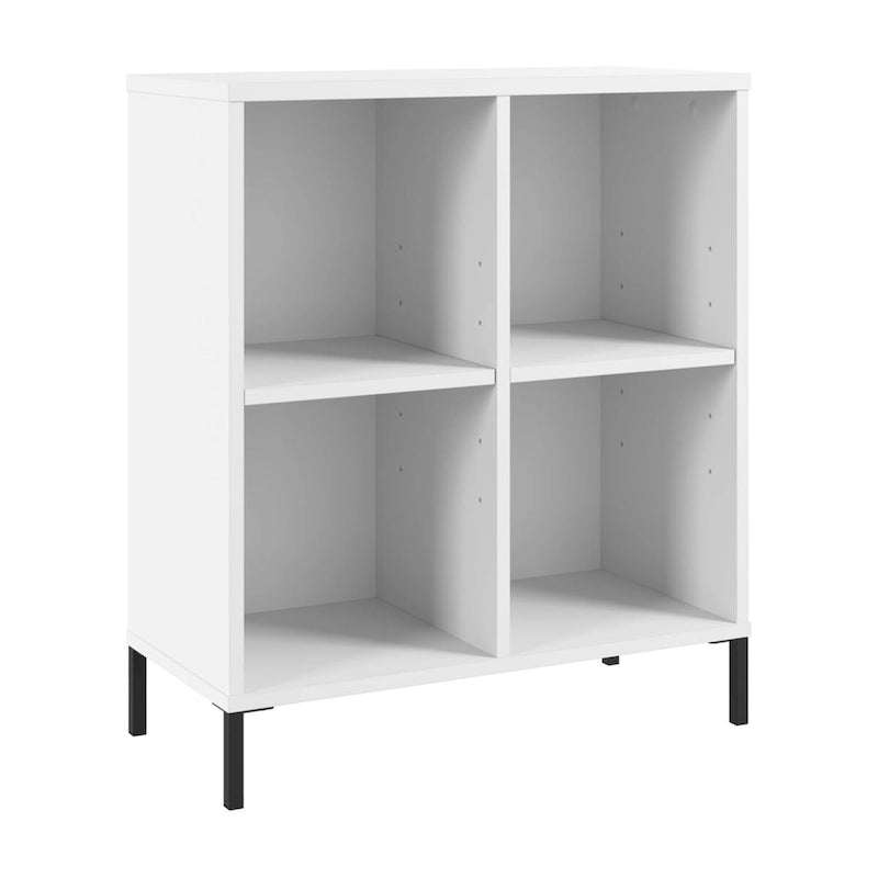 Librería organizadora de 4 cubos con estantes ajustables