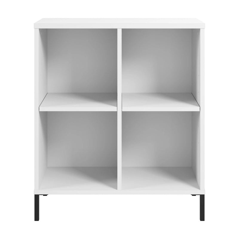 Librería organizadora de 4 cubos con estantes ajustables