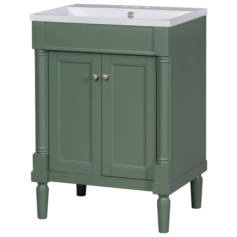 Mobile bagno con lavabo singolo e mobile contenitore