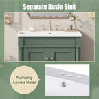 Mobile bagno con lavabo singolo e mobile contenitore