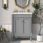 Mobile bagno con lavabo singolo e mobile contenitore