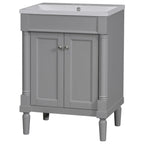 Mobile bagno con lavabo singolo e mobile contenitore