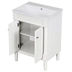 Mobile bagno con lavabo singolo e mobile contenitore