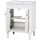 Mobile bagno con lavabo singolo e mobile contenitore