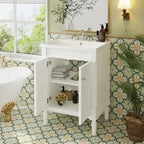 Mobile bagno con lavabo singolo e mobile contenitore