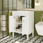 Mobile bagno con lavabo singolo e mobile contenitore