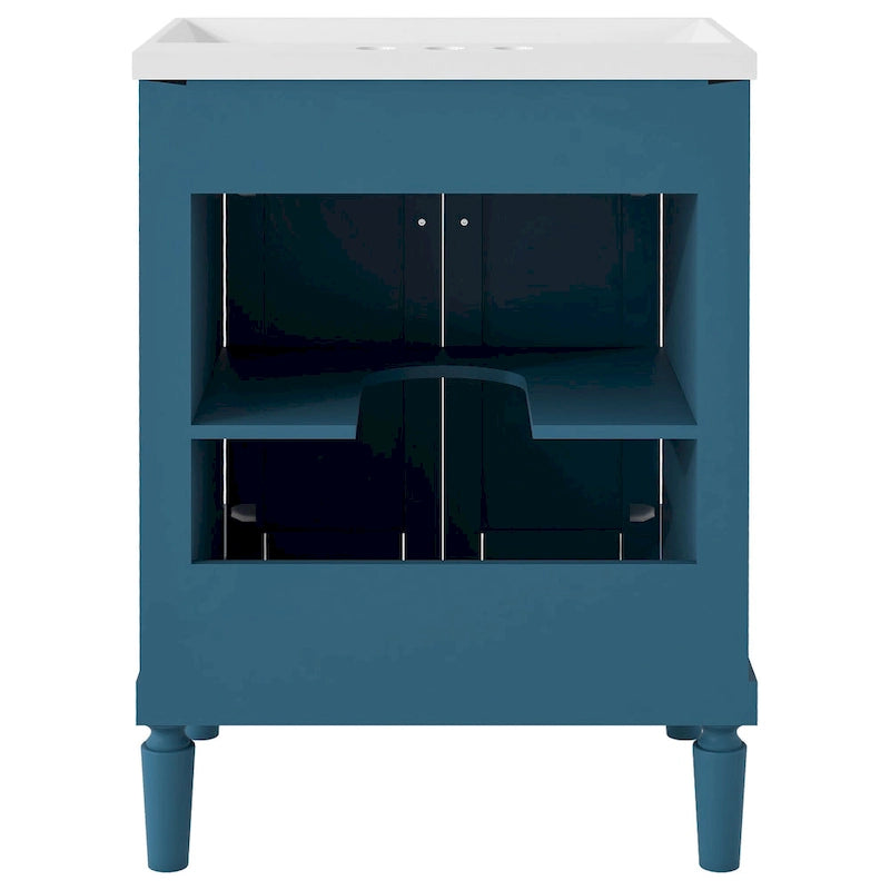 Mobile bagno con lavabo singolo e mobile contenitore