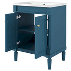 Mobile bagno con lavabo singolo e mobile contenitore